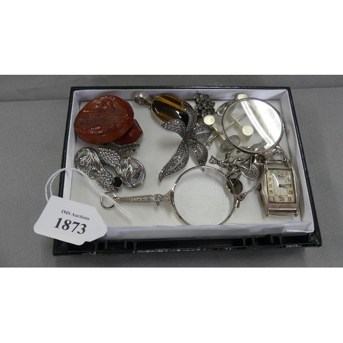 1873 - Selection including Lornette, Marcasite and Silver