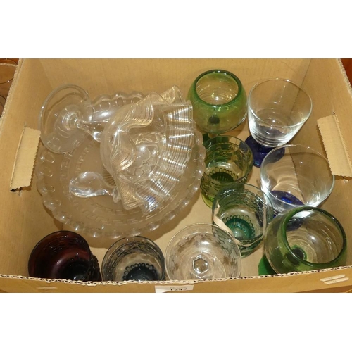 1249 - Box - Assorted Glassware.