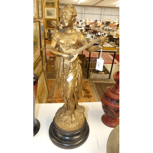 1257 - Painted Spelter Figure (AF).