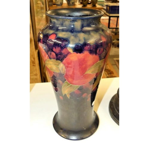 1258 - Restored Moorcroft Pottery Vase, Pomegranate Pattern, stands approx 33cm tall.