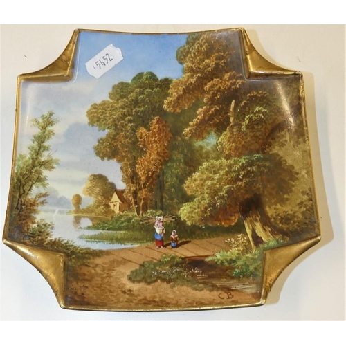 1262 - Handpainted China Plate, Maker B.G & C.