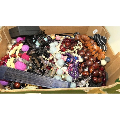 880 - Large Box of Costume Jewellery.