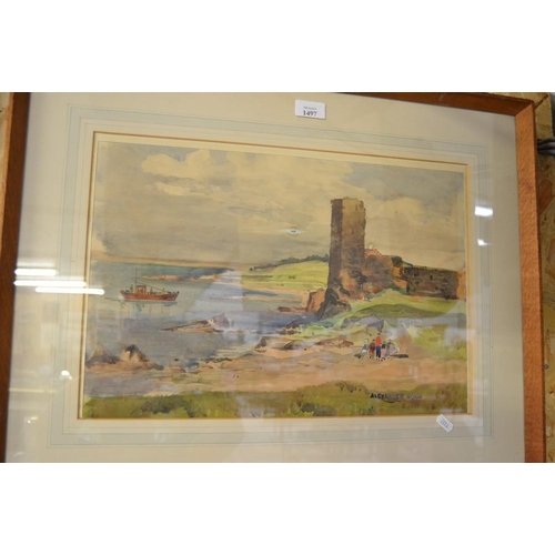 1497 - Framed Watercolour Entited 