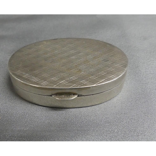 1809 - Silver Snuff Box (Signed On Base).