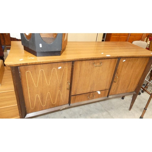 2174 - 1970's Teak Sideboard & Occasional Table.