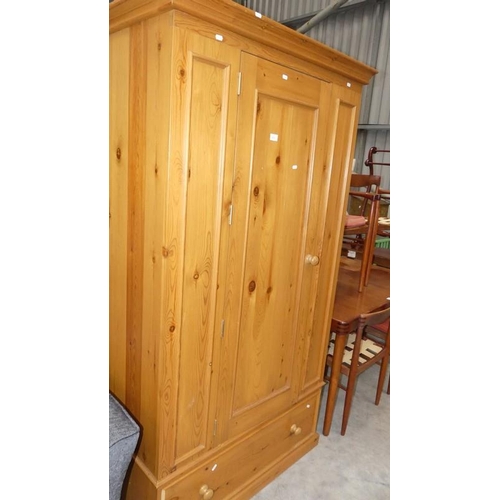 2221 - Pine Wardrobe.