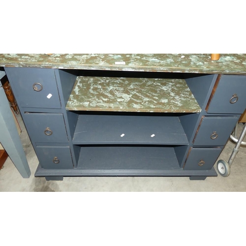 2474 - Painted Hardwood Cabinet.