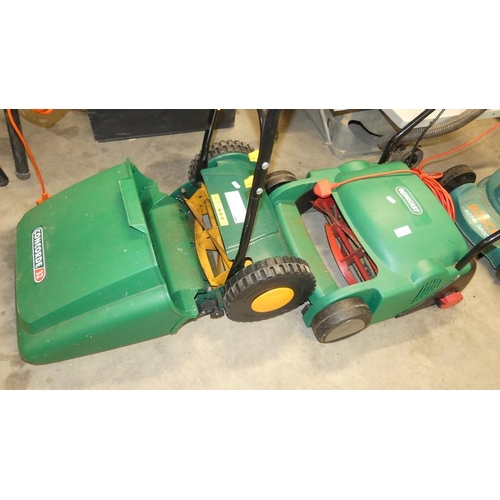 69 - Qualcast Electric Lawn Mower & Manual Lawn Mower.