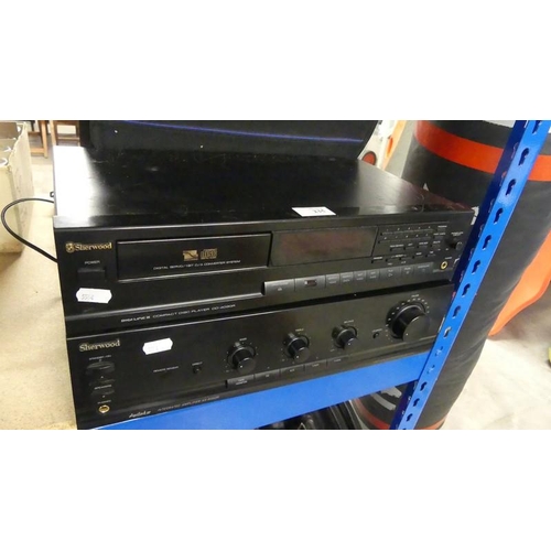 235 - Sherwood Amp AX-405OR, Sherwood CD Player, CD 4030R