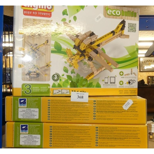 368 - 4 Engino Construction Kits (New)