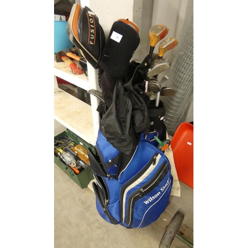 39 - Golf Clubs & Bag