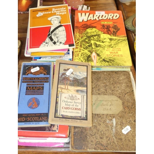 641 - Assorted Books & Maps.