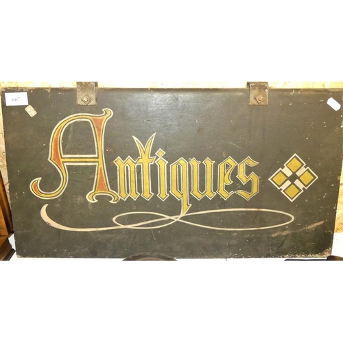 667 - 'Antiques' Shop Sign.