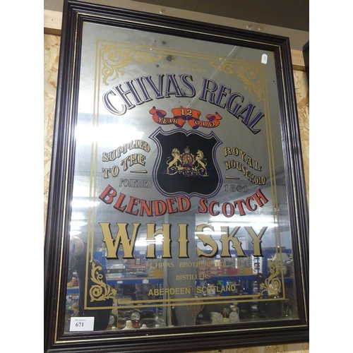 671 - Chivas Regal Whisky Advertising Picture.