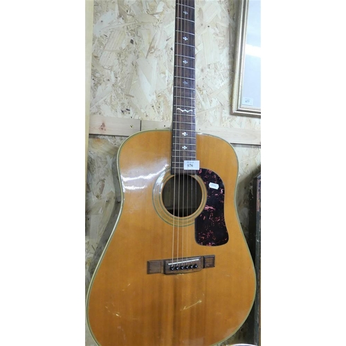 676 - Washburn Acoustic Guitar Model No D21S/N