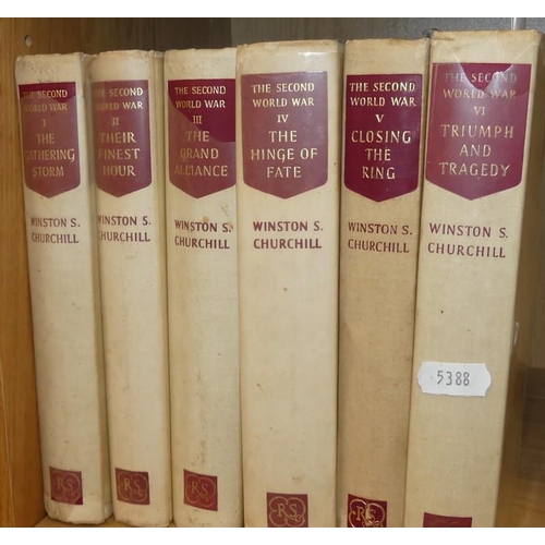 687 - Set Of 6 Books by Winston Churchill