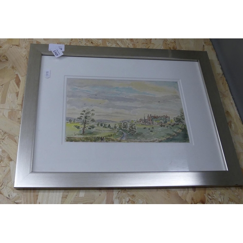 1345 - Framed Watercolour Entitled 