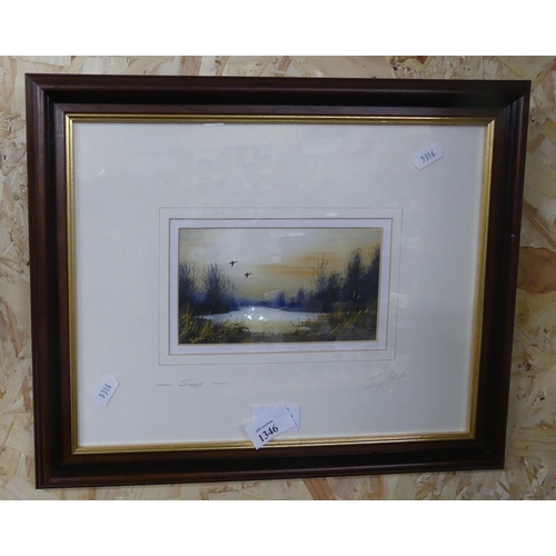 1346 - Framed Oil Painting Entitled 