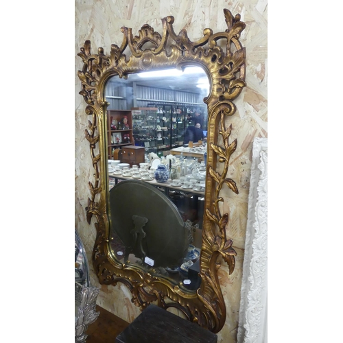 1369 - Upright Gilt Framed Wall Mirror, measuring approx 63 x 104cm.