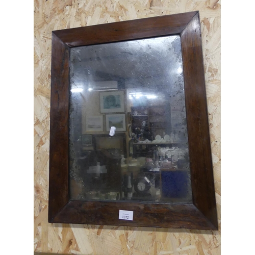 1372 - Georgian Mirror in Rosewood Frame, 47 x 57cm approx.