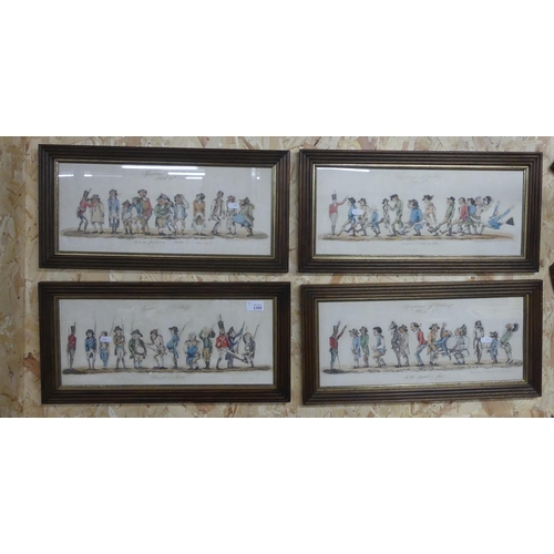 1395 - Set of Four Framed Prints 