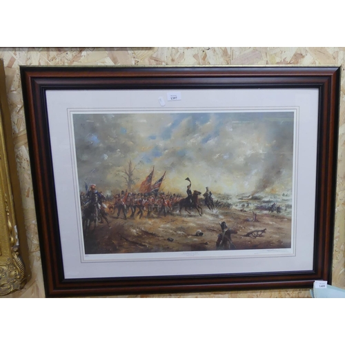 1397 - Framed Print - Ltd Edition Signed David Cartwright, 651/850, 