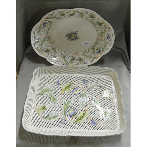 765 - Continental Porcelain Serving Dishes.