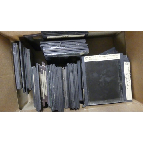 820 - Box - Glass Magic Lantern Slides.