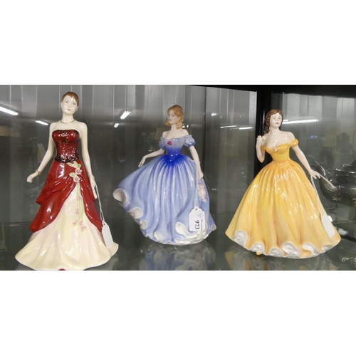 973 - Three Royal Doulton Bone China Figurines 