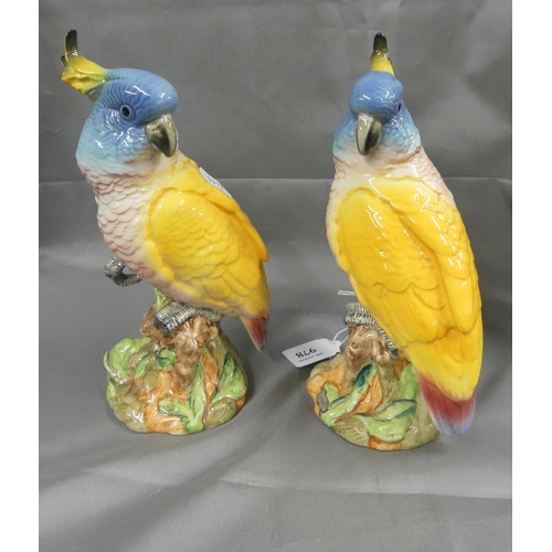 978 - Two Beswick Cockatoos Model 