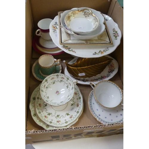 1429 - Box - Assorted Cups Saucers & Plates.