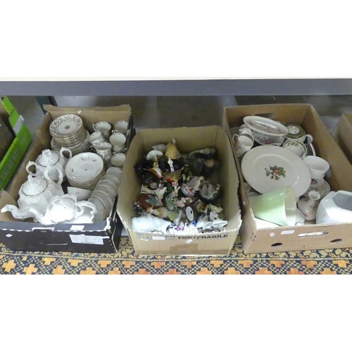 1475 - Three Boxes - Part Tea Sets, Ornaments & Vases.