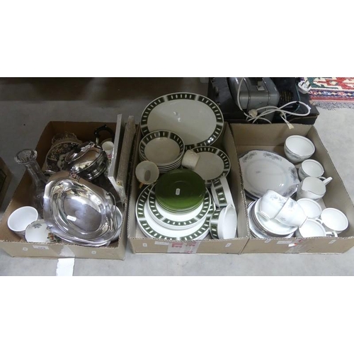 1478 - Three Boxes - Part Tea Sets, Silver Plate etc.