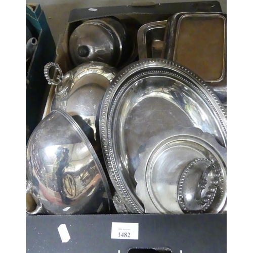 1482 - Box of Silver Plated Ware