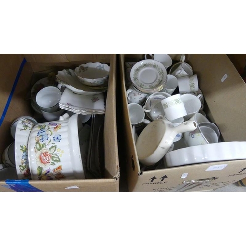 1485 - Two Boxes - Kitchenware, Coffee Sets etc.