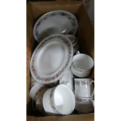 1486 - Box - Assorted China including a Paragon Belinda Coffee Set.