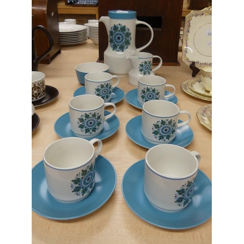 1526 - 1970's Johnston Brothers Ironstone Coffee Set.