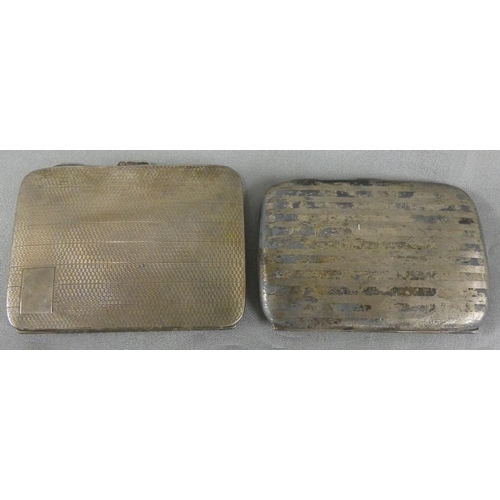 1563 - Two Silver Cigarette Cases.