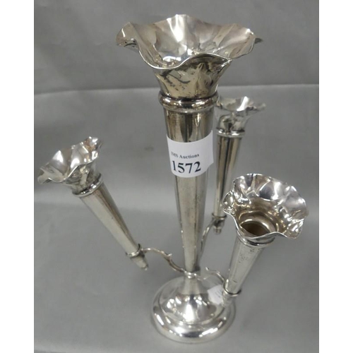 1572 - Birmingham Silver Table Epergne, weighing approx 2.2oz troy and standing approx 19cm tall.