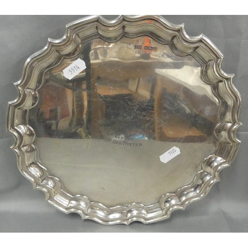 1574 - Sheffield Silver Salver 