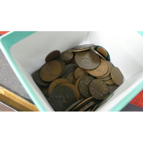 1634 - Box - UK Copper Coins.