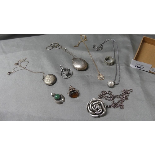 1662 - Lot of Silver Jewellery