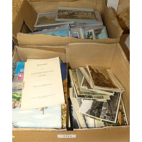 2213 - 2 Boxes Of Postcards.