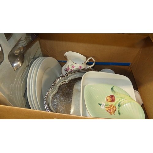 2238 - Box - China, Cutlery etc