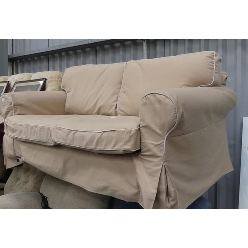 2305 - Loose Covered 2 Seat Sofa.