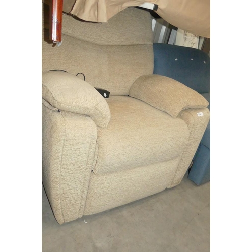 2306 - Fabric Electric Recliner.