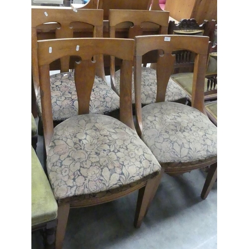 2336 - 4 Oak Dining Chairs.