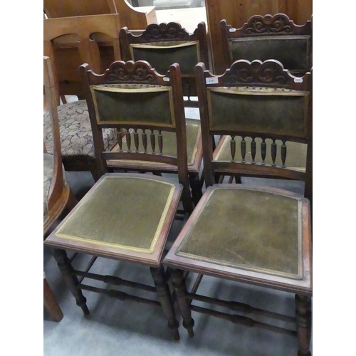 2337 - 4 Mahogany Dining Chairs.