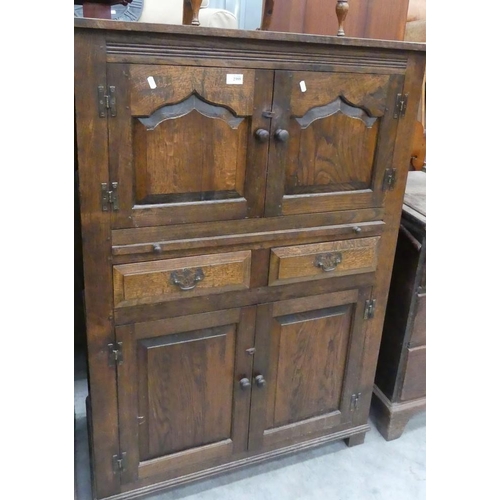 2355 - Oak Kitchen Cabinet.