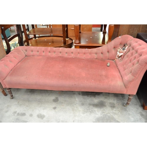 2870 - Mahogany Chaise Longue